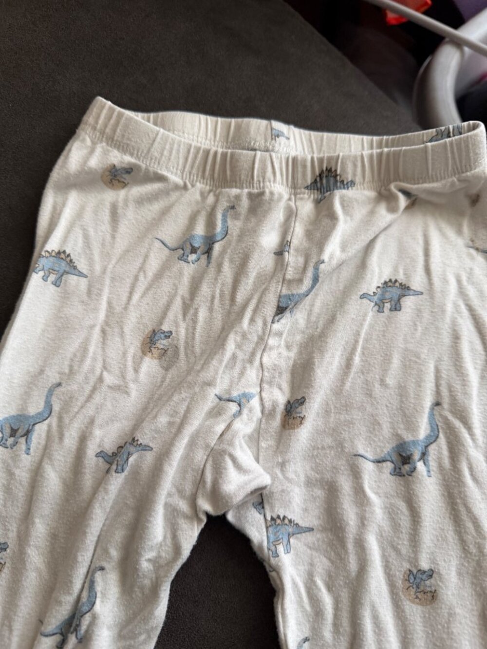 Kyte Baby 4T Dinosaur Print Pajama Set Bamboo Blend Long Sleeve Top & Pants Snug - Picture 3 of 7